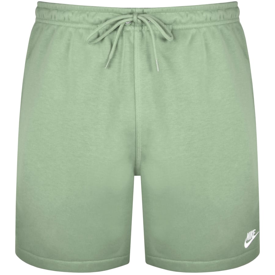 Nike club fleece shorts green sale